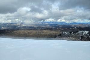 Vom Piazzale della Brecciara zum Gipfel des Monte Rotondo über die Piste Vergine und anschließend das Off‑Piste Falco