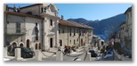The village of Opi, in the Abruzzo, Lazio and Molise National Park