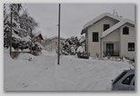 La nevicata del 3 febbraio 2012: le foto scattate domenica a L'Aquila e dintorni. La zona di Scoppito sotto il Monte Calvo.