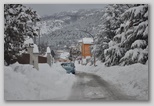 La nevicata del 3 febbraio 2012: le foto scattate domenica a L'Aquila e dintorni. La zona di Scoppito sotto il Monte Calvo.