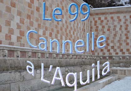 Les 99 Cannelles à L'Aquila
