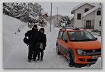 La nevicata del 3 febbraio 2012: le foto scattate domenica a L'Aquila e dintorni. La zona di Scoppito sotto il Monte Calvo.