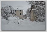 La nevicata del 3 febbraio 2012: le foto scattate domenica a L'Aquila e dintorni. La zona di Scoppito sotto il Monte Calvo.