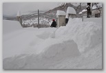 La nevicata del 3 febbraio 2012: le foto scattate domenica a L'Aquila e dintorni. La zona di Scoppito sotto il Monte Calvo.