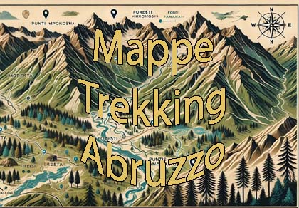 Cartes des sentiers des Abruzzes