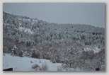 La nevicata del 3 febbraio 2012: le foto scattate domenica a L'Aquila e dintorni. La zona di Scoppito sotto il Monte Calvo.
