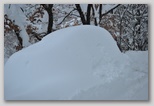La nevicata del 3 febbraio 2012: le foto scattate domenica a L'Aquila e dintorni. La zona di Scoppito sotto il Monte Calvo.