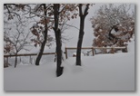La nevicata del 3 febbraio 2012: le foto scattate domenica a L'Aquila e dintorni. La zona di Scoppito sotto il Monte Calvo.
