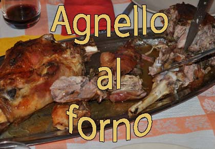 Coscio di agnello al forno