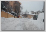 La nevicata del 3 febbraio 2012: le foto scattate domenica a L'Aquila e dintorni. La città di L'Aquila.
