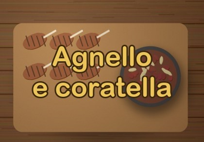 Agnello alla brace e coratella