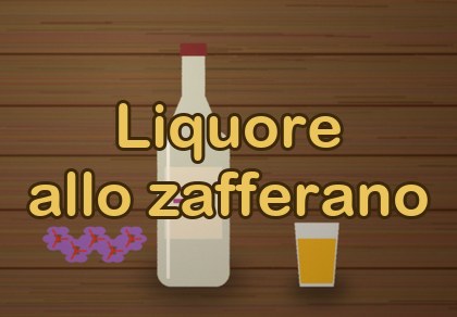 Liquore allo zafferano